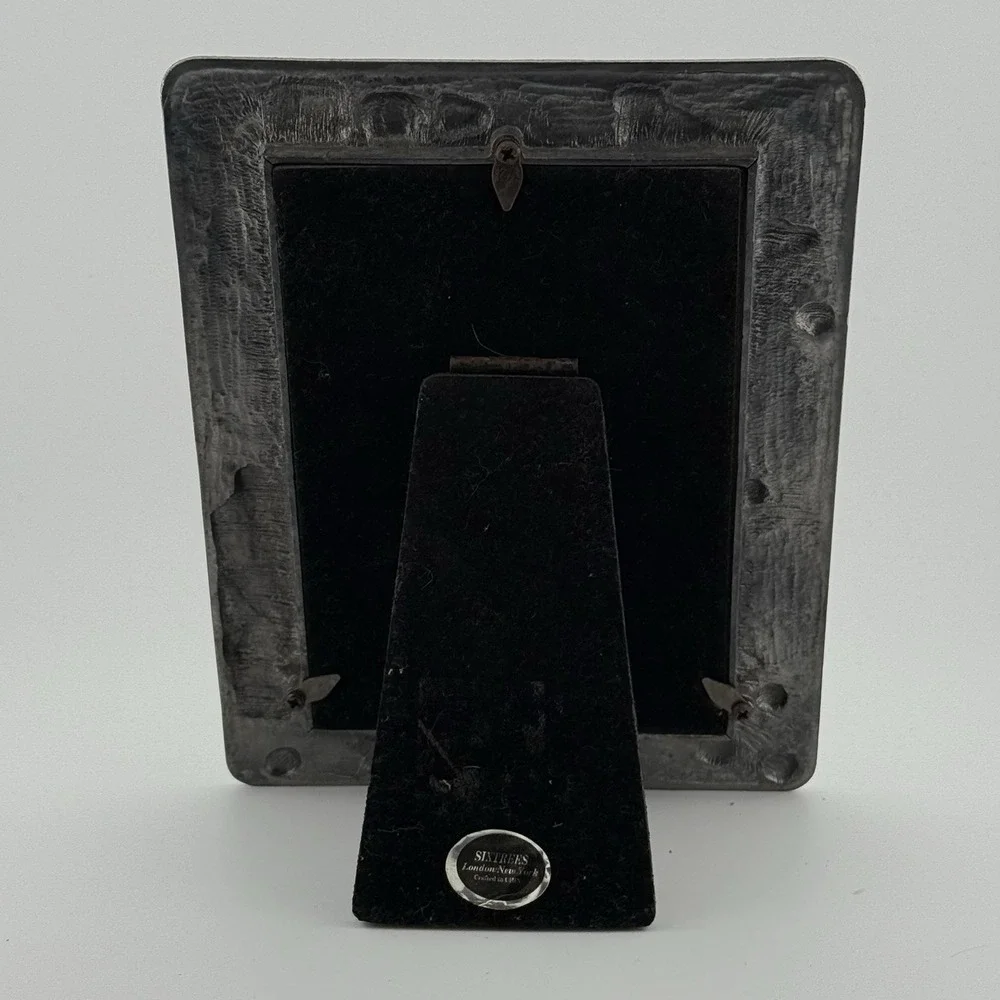 Vintage Golf Solid Pewter 4x6 Photo Picture Frame 3D Heavy Silver by Sixtrees H2